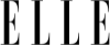 Black logo of ELLE Magazine featuring stylised text in a bold font.